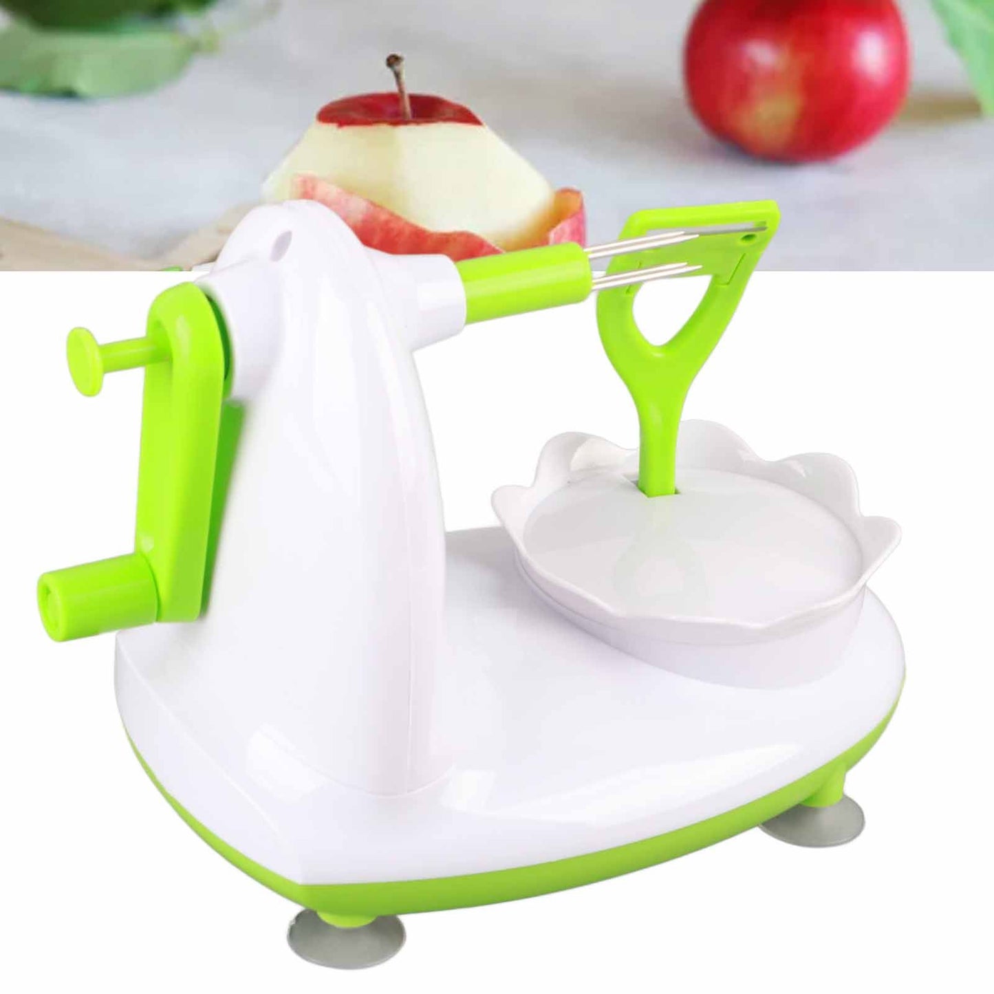 Hand Cranked Apple Peeler Fruit Peeler with Cutter Apple Fruit Peeled Machine Kit Kitchen Tool General