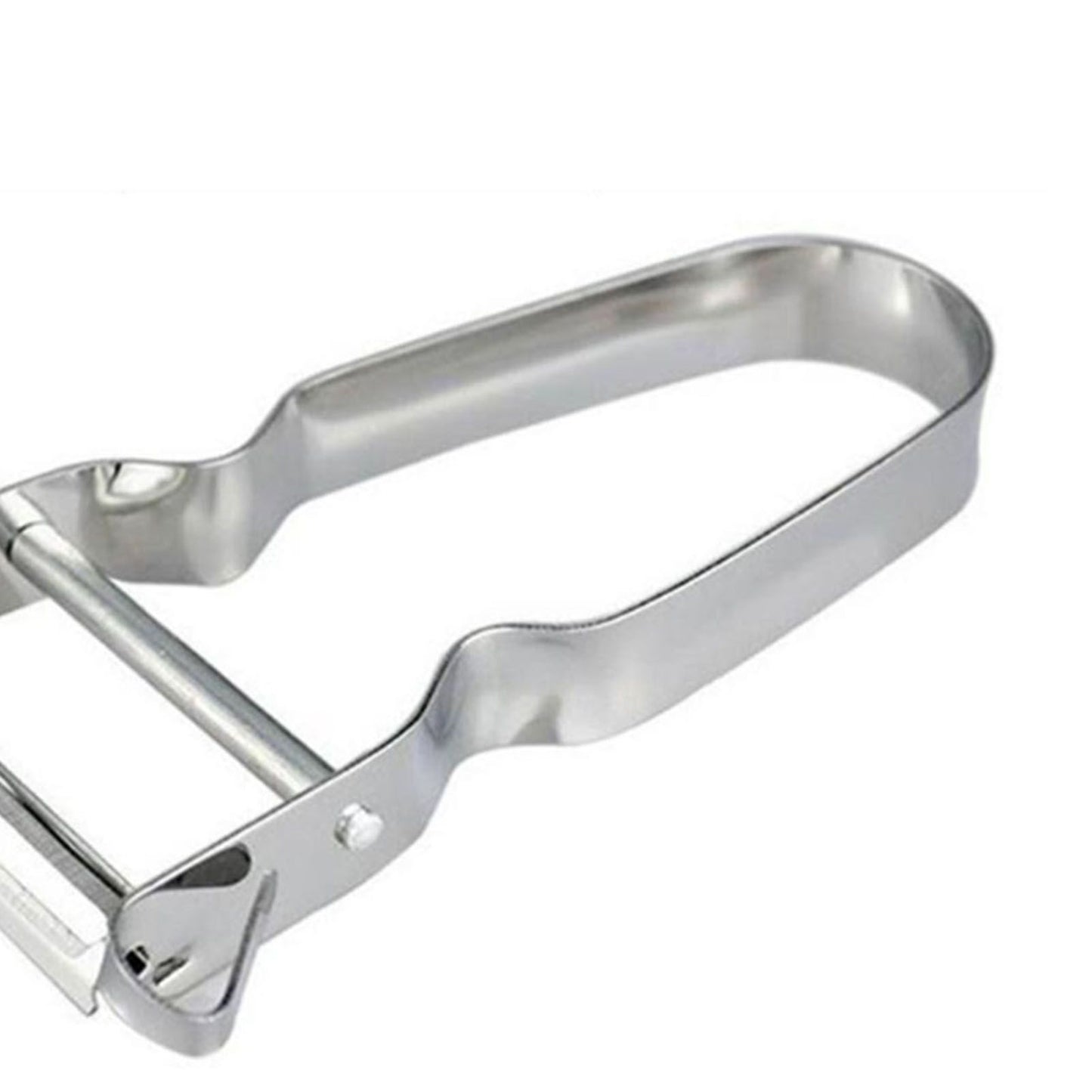 Stainless Steel Peeler U Shape Ergonomic Handle Fruit Peeler Vegetable Peeler for Kitchen Silver
