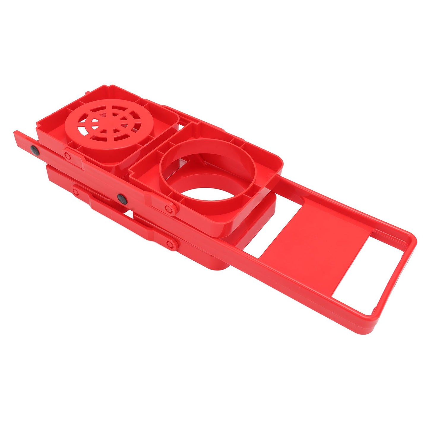 Beer Caddy Holder 2 Pack Foldable Portable Beer Beverage Display Basket Beer Bottle Carrier with Thickened Handle Red