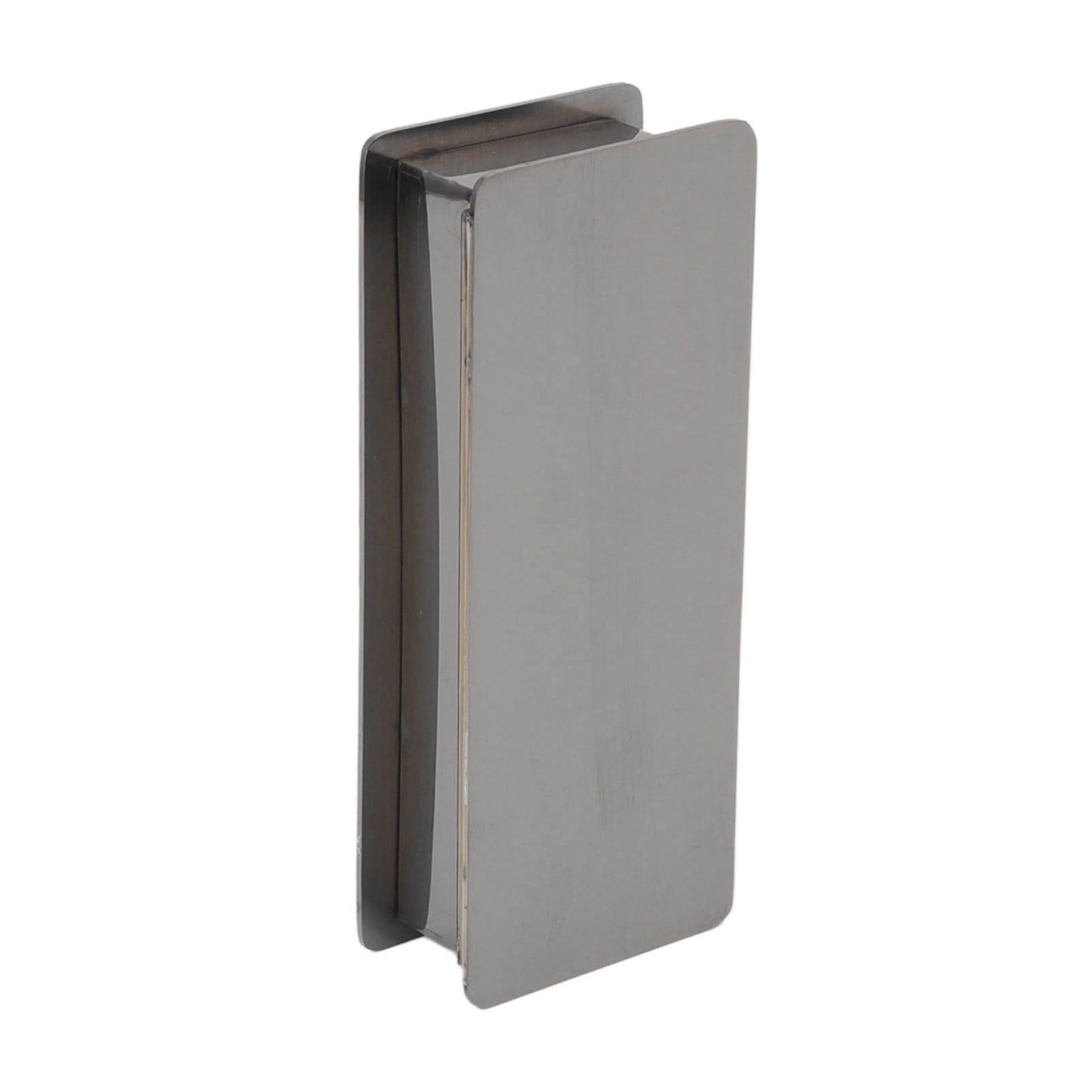 Toothpick Holder Stainless Steel Rectangular Toothpick Holder with Lid for Home Bar Hotel Restaurant Silvery Black