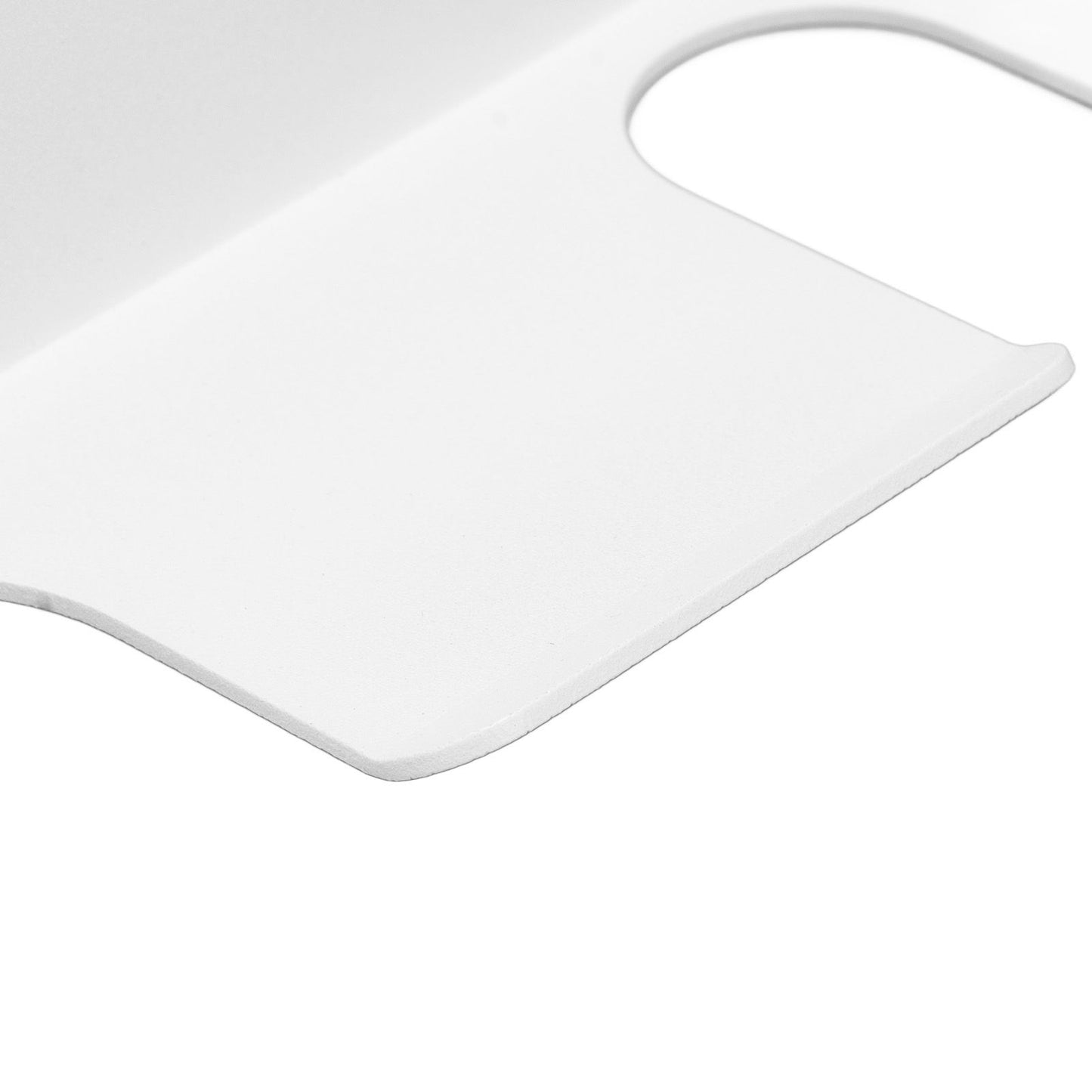 Coffee Bottomless Handle Ear Bracket Space Saving Universal Portafilter Handle Hanger with Adhesive for Coffee Machine White