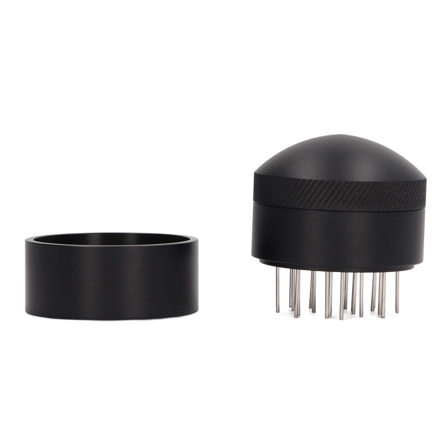Coffee Needle Distributor Rust Resistant Stainless Steel Needle Coffee Stirrer with Base for Cafes Home 51MM