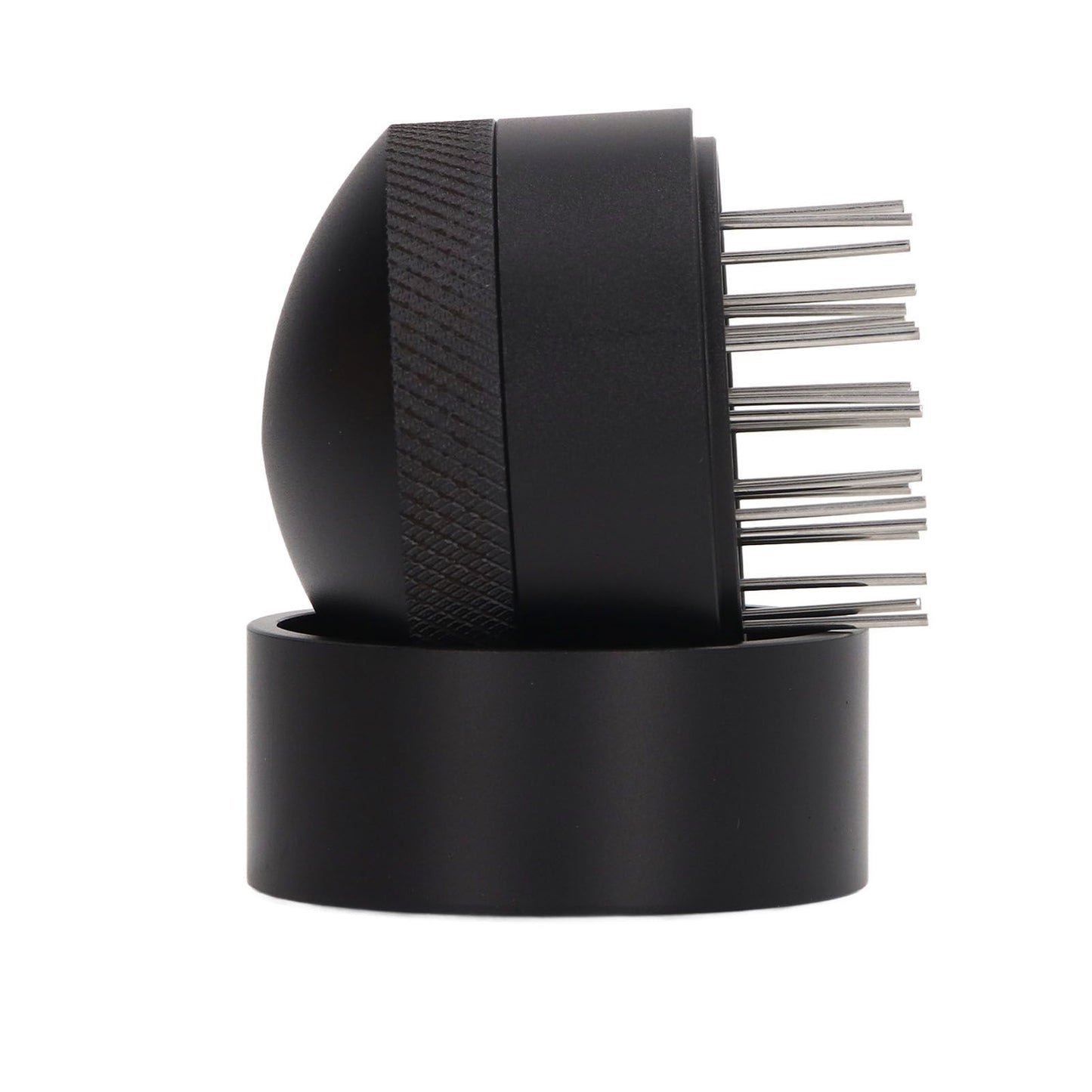 Coffee Needle Distributor Rust Resistant Stainless Steel Needle Coffee Stirrer with Base for Cafes Home 51MM