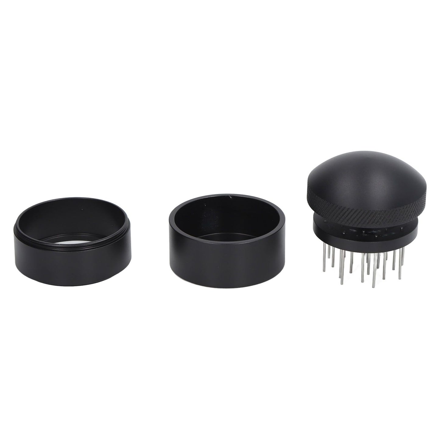 Coffee Needle Distributor Rust Resistant Stainless Steel Needle Coffee Stirrer with Base for Cafes Home 53MM