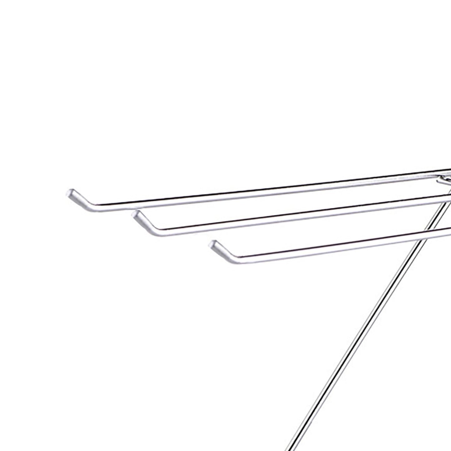 Foldable Floor Towel Holder Stainless Steel Z Shaped 3 Bars Floor Towel Rack for Bathroom Kitchen