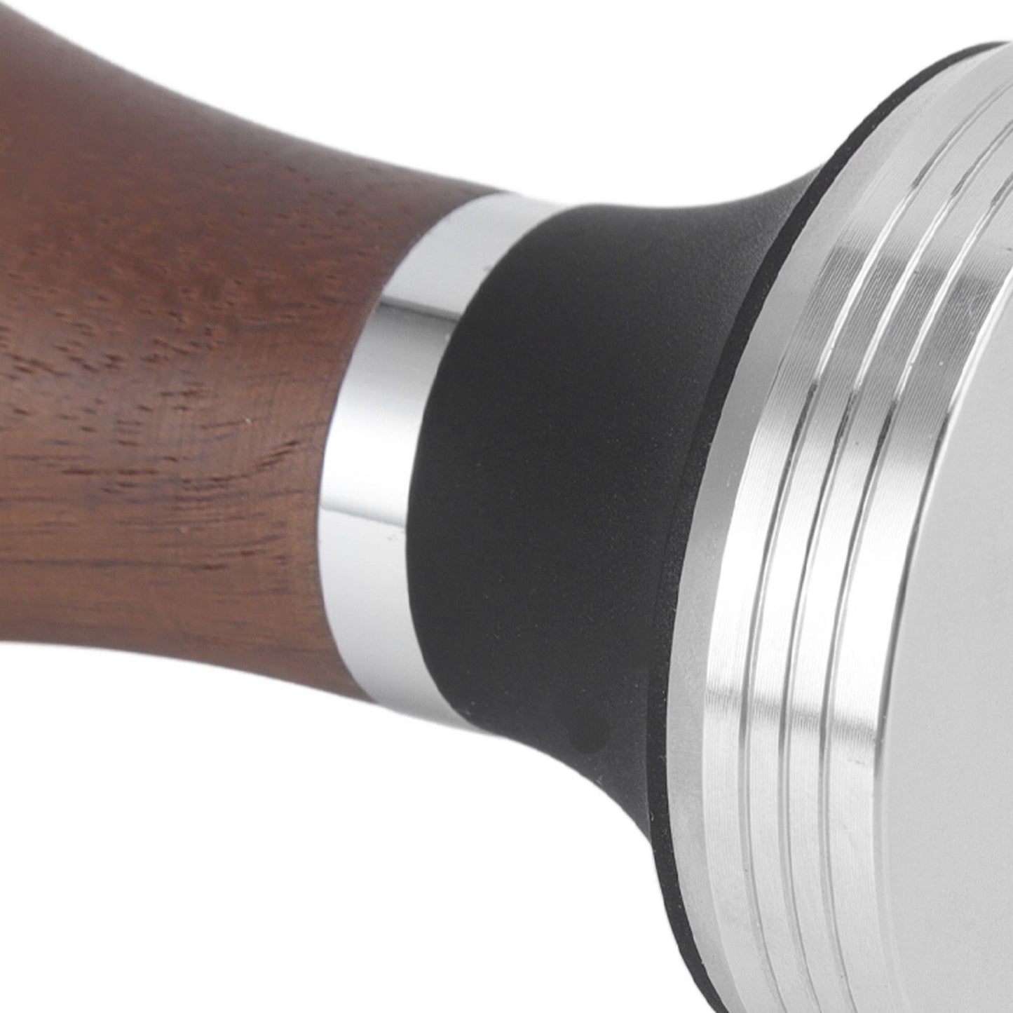 51mm Coffee Tamper Food Grade Stainless Steel Pressure Tamper with Wooden Handle for Coffee Tools