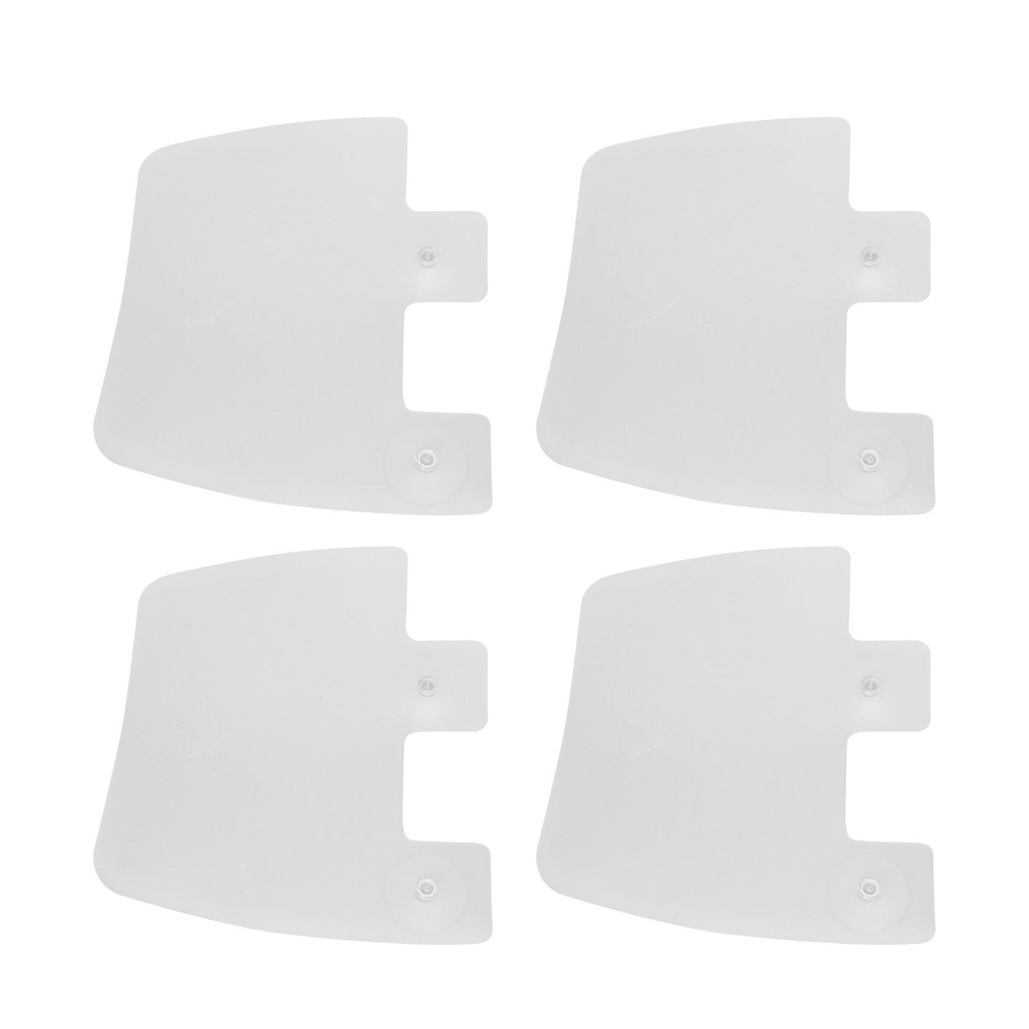 4Pcs Sink Splashing Guard Faucet Tap Mat ABS Water Catcher Draining Pad for Kitchen