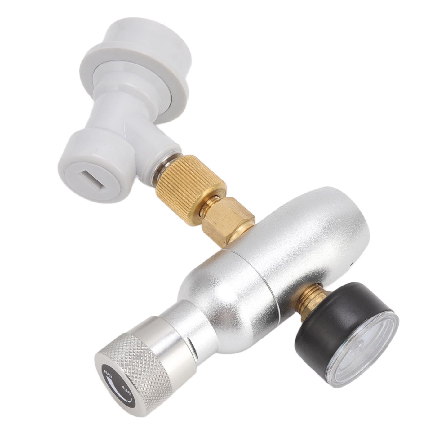 Beer Keg Charger CO2 Dispenser High Accuracy CO2 Gas Ball Lock Keg Regulator for Soda Beverage