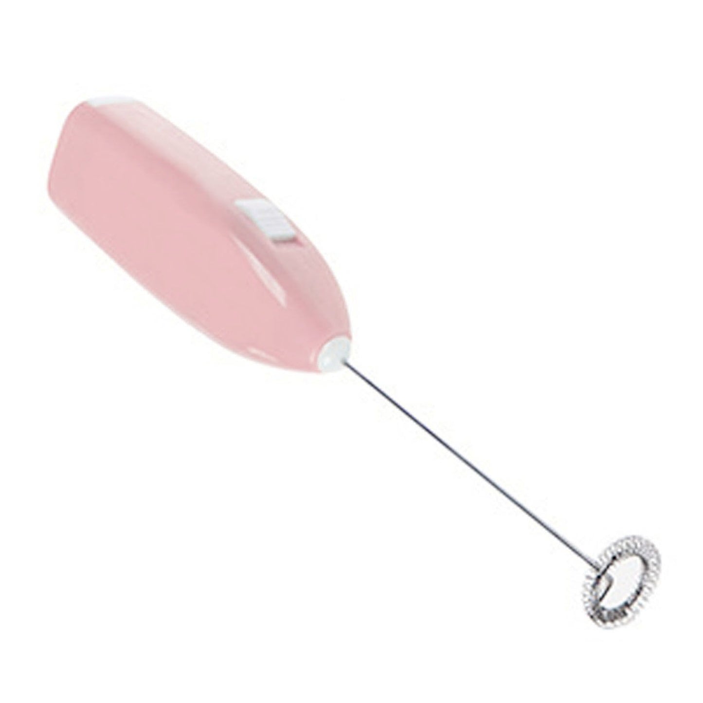 Cordless Electric Hand Mixer Battery Powered Small Plastic Metal Household Hand Mixer for Home Hotel Pink