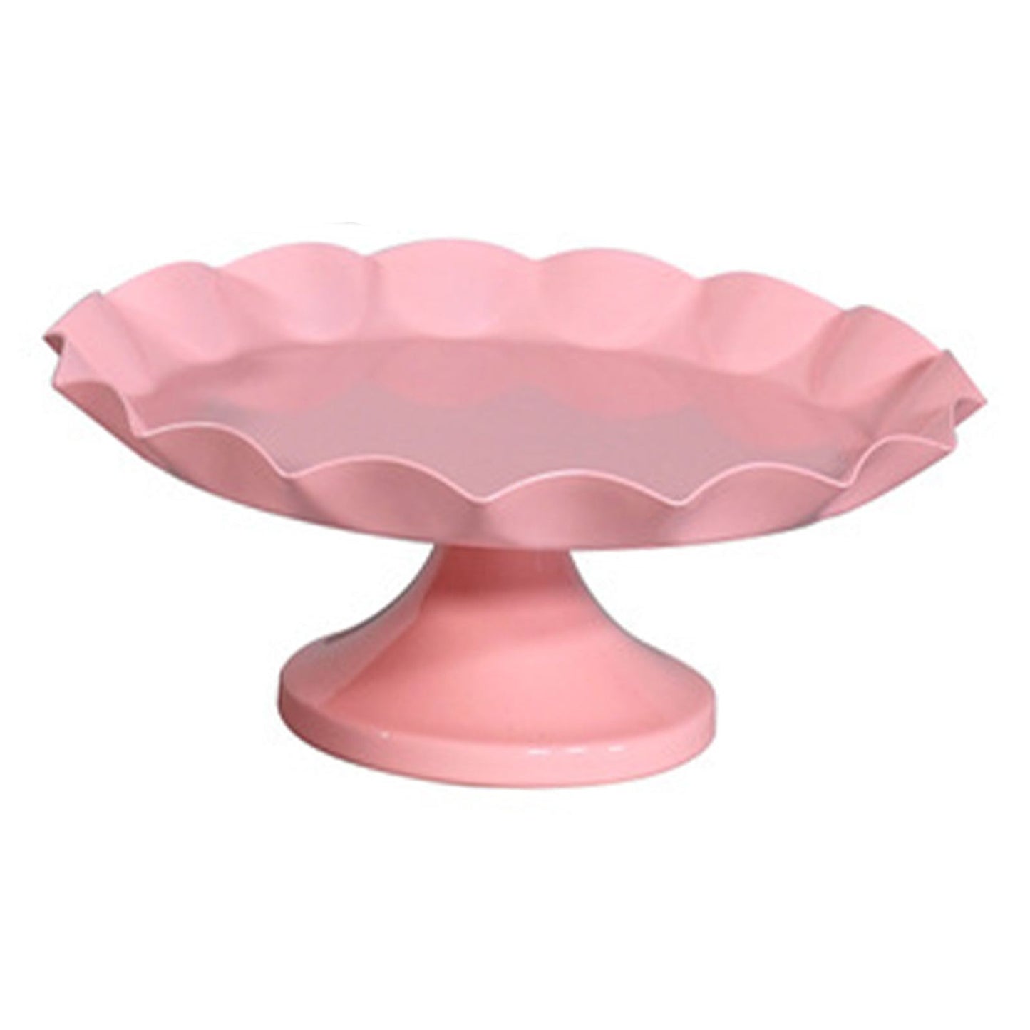 Cake Stand Minimalist Stable Decorative Multi Functional Cake Tray Holder for Cupcake Dessert Fruit Pink M
