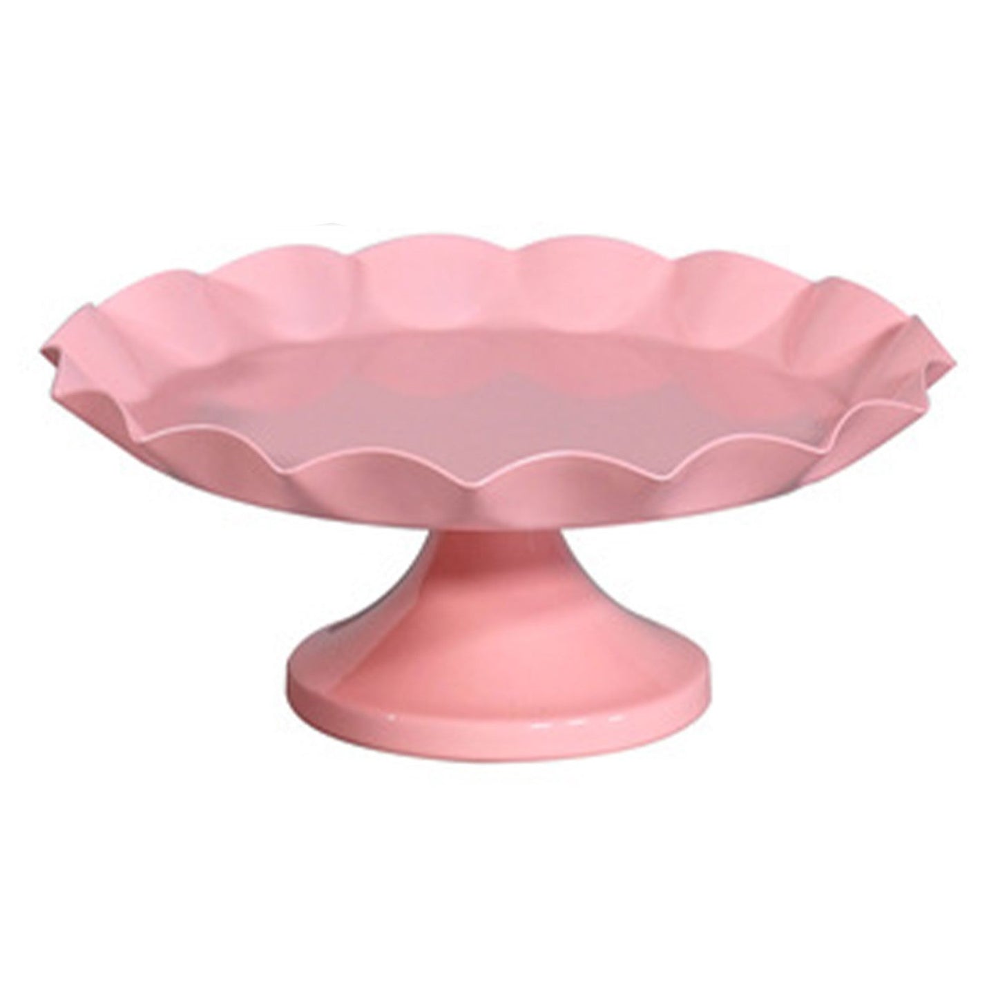 Cake Stand Minimalist Stable Decorative Multi Functional Cake Tray Holder for Cupcake Dessert Fruit Pink M