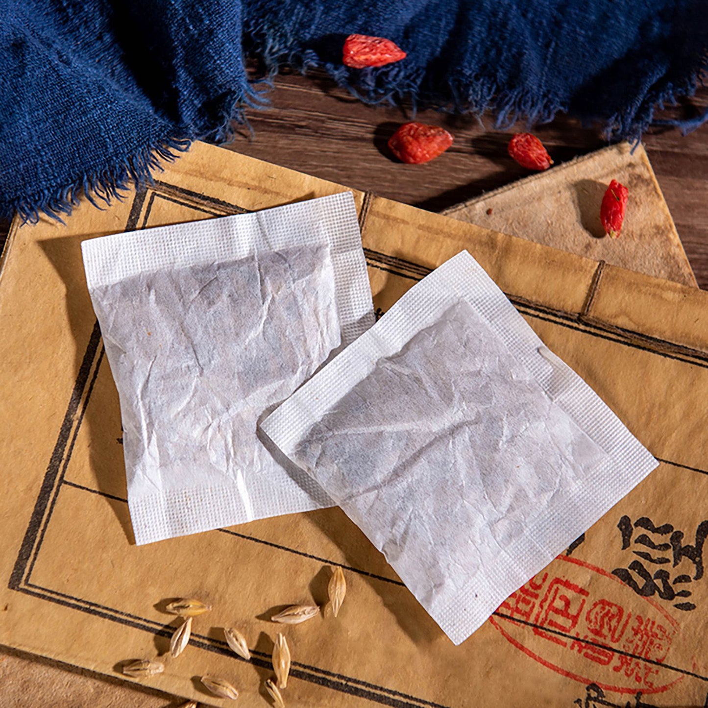 Ginseng Eight Treasure Tea Jujube Barley Maca Powder Chinese Wolfberry Mulberry Ginseng Polygonatum Yam Gardenia Tea