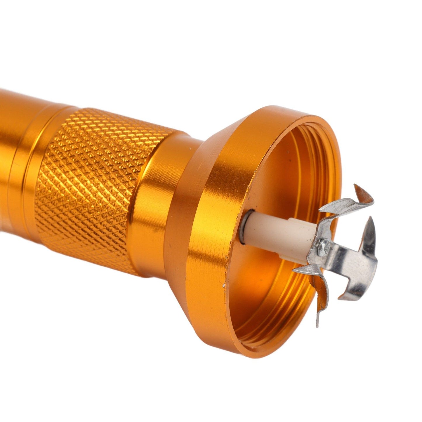 Electric Tobacco Herb Grinder Professional Aluminium Alloy Herb Tabacco Crusher for Herbal Medicine Seasoning Gold