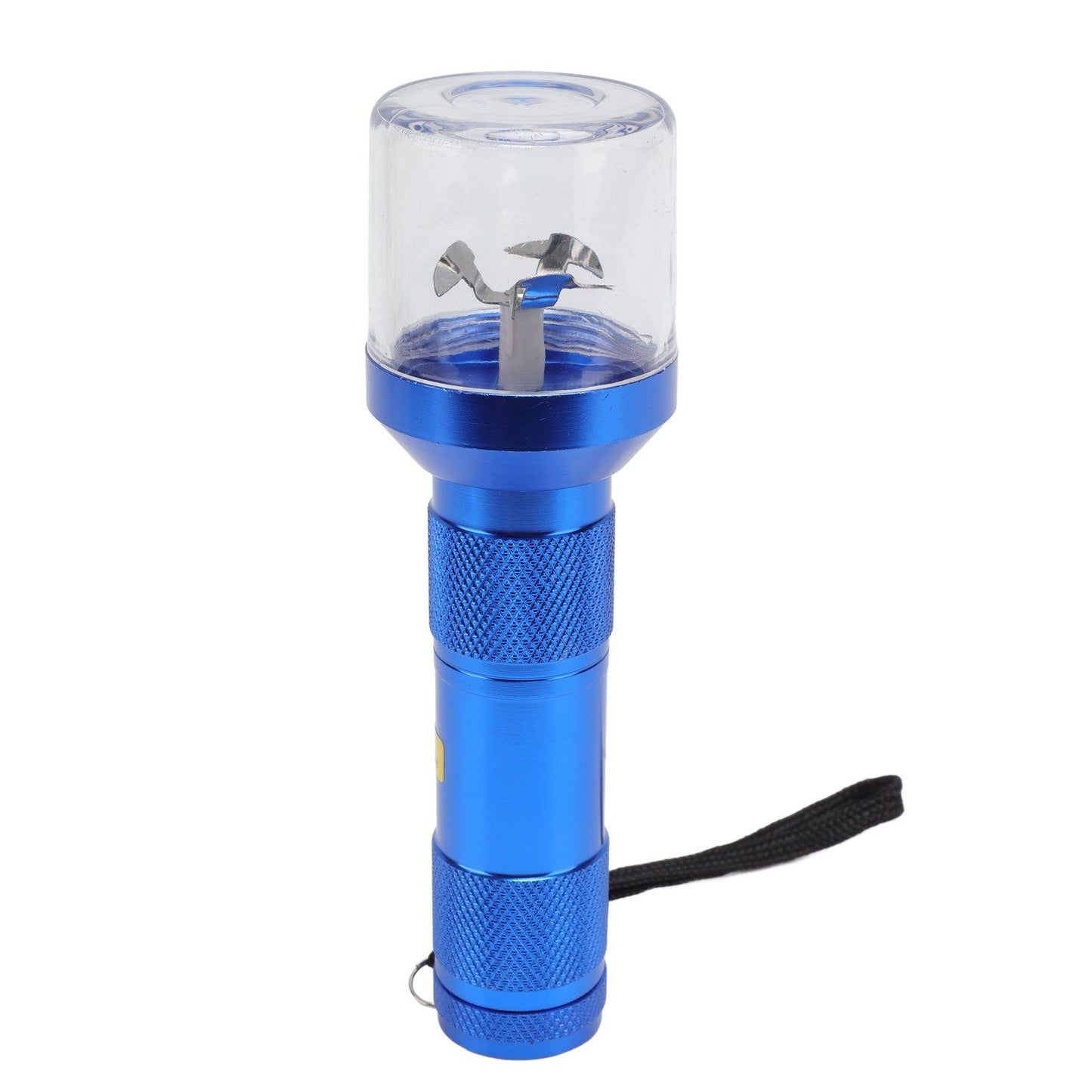Electric Tobacco Herb Grinder Professional Aluminium Alloy Herb Tabacco Crusher for Herbal Medicine Seasoning Blue