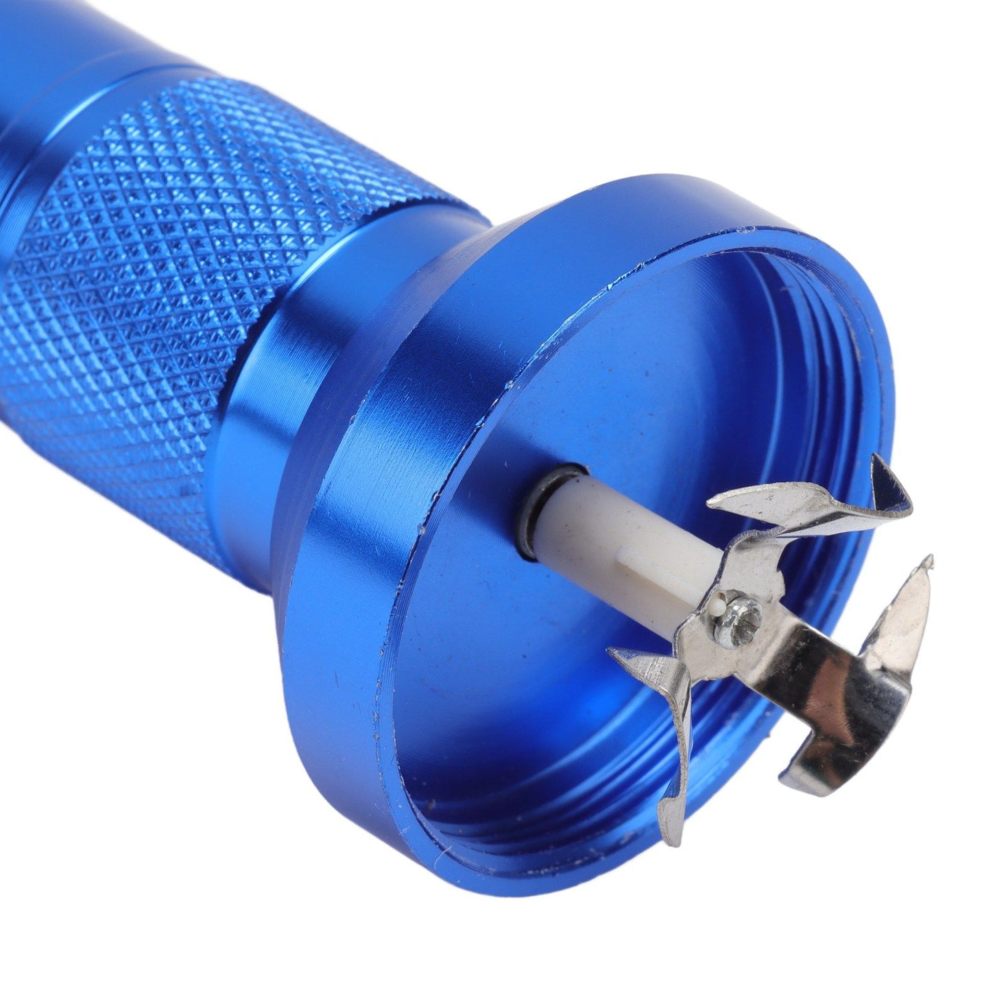 Electric Tobacco Herb Grinder Professional Aluminium Alloy Herb Tabacco Crusher for Herbal Medicine Seasoning Blue