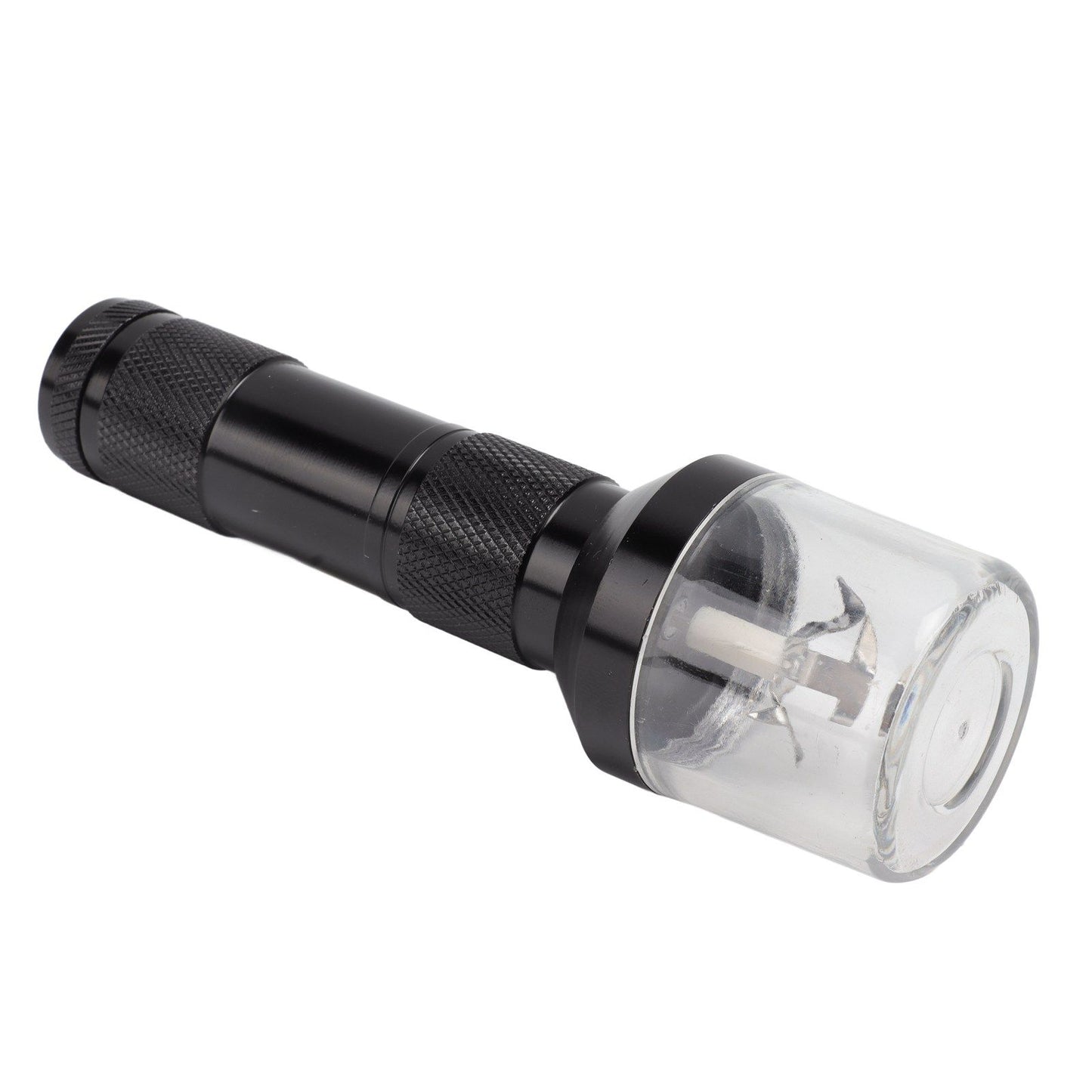 Electric Tobacco Herb Grinder Professional Aluminium Alloy Herb Tabacco Crusher for Herbal Medicine Seasoning Black