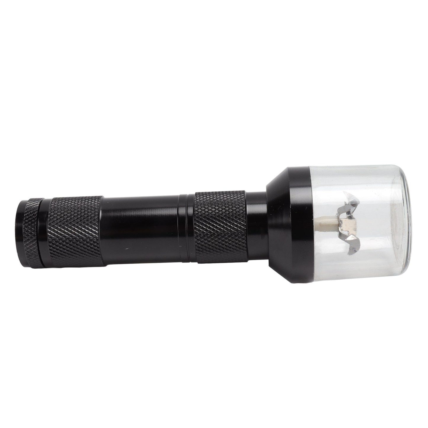 Electric Tobacco Herb Grinder Professional Aluminium Alloy Herb Tabacco Crusher for Herbal Medicine Seasoning Black