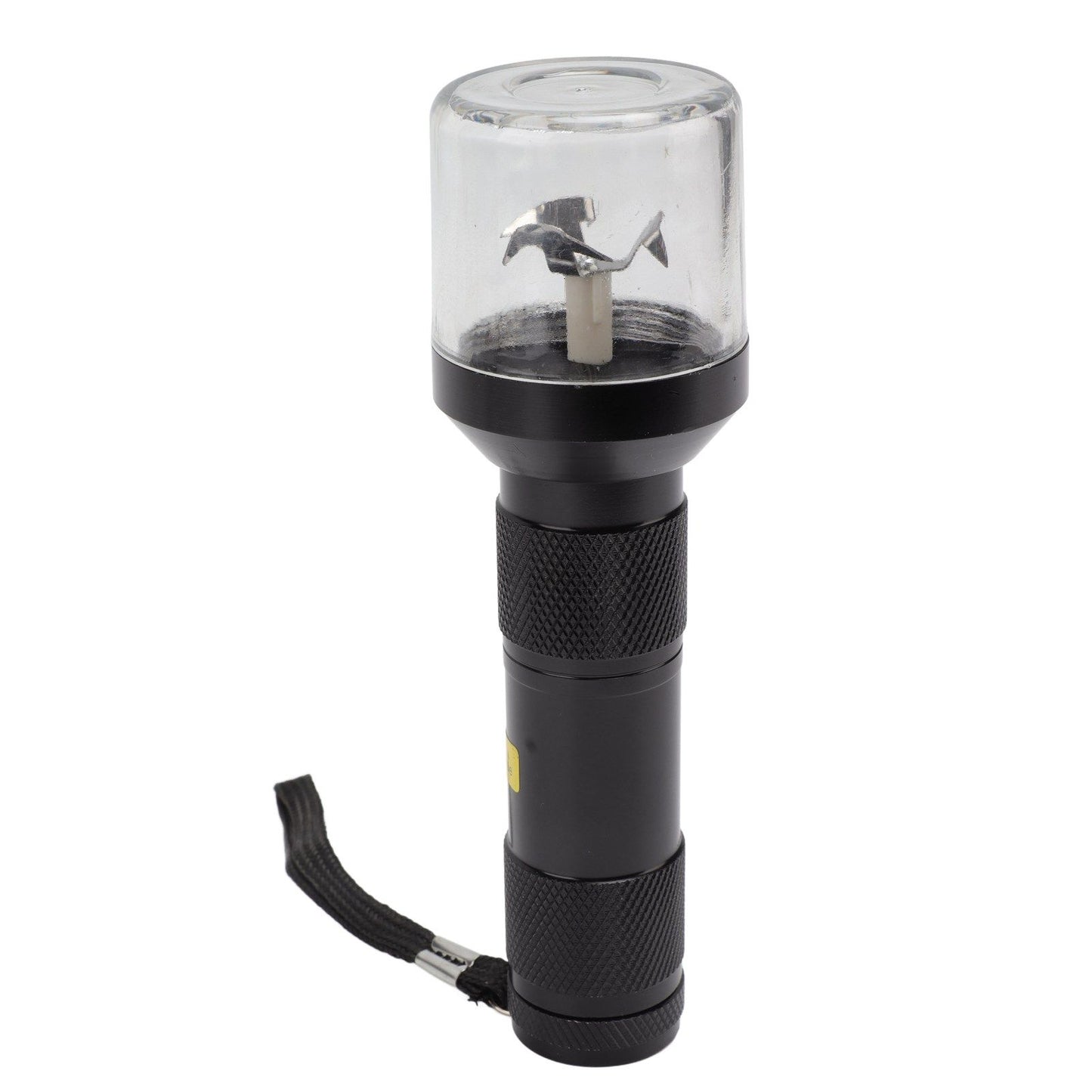 Electric Tobacco Herb Grinder Professional Aluminium Alloy Herb Tabacco Crusher for Herbal Medicine Seasoning Black