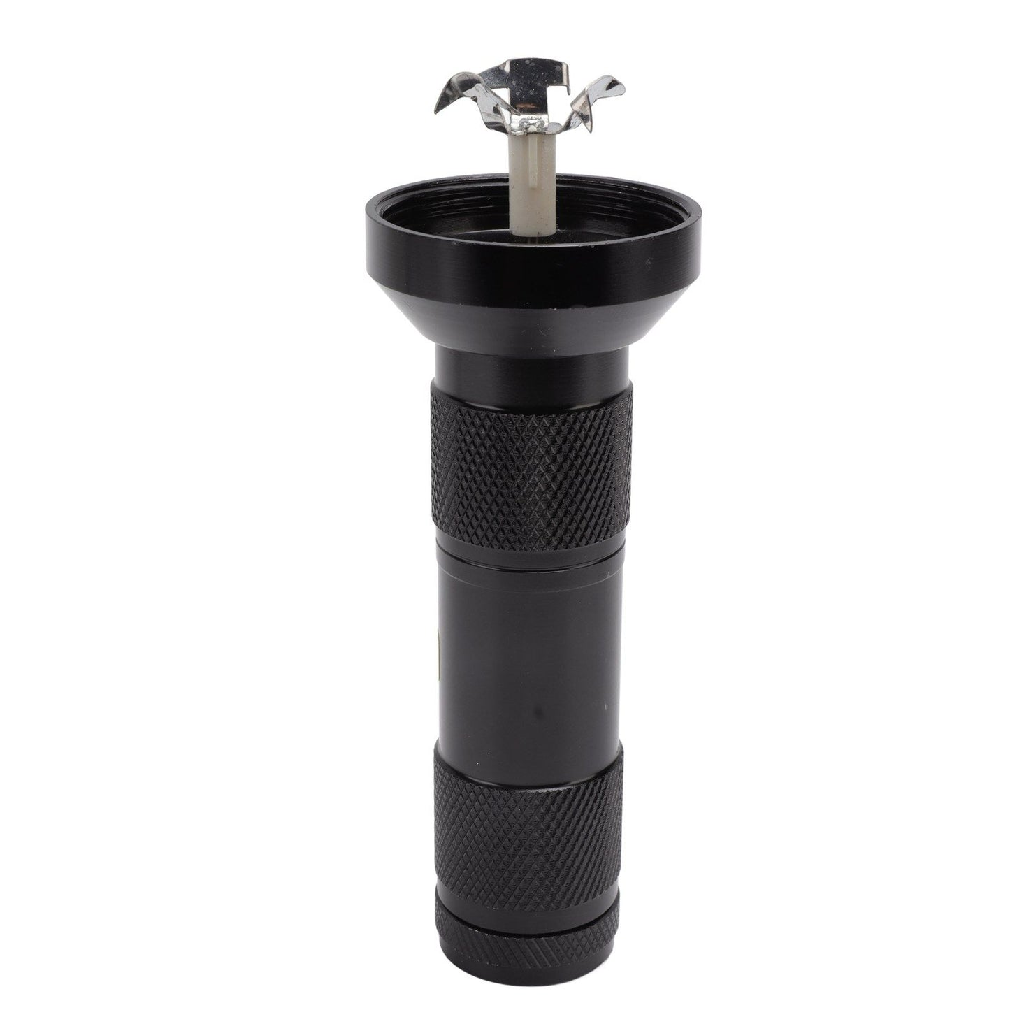 Electric Tobacco Herb Grinder Professional Aluminium Alloy Herb Tabacco Crusher for Herbal Medicine Seasoning Black