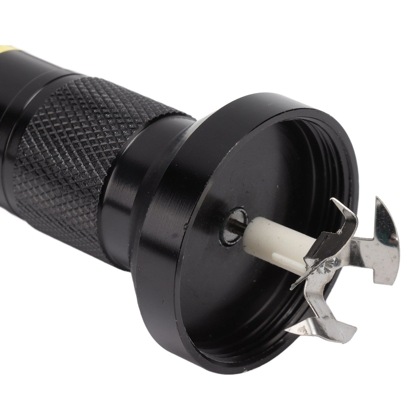 Electric Tobacco Herb Grinder Professional Aluminium Alloy Herb Tabacco Crusher for Herbal Medicine Seasoning Black
