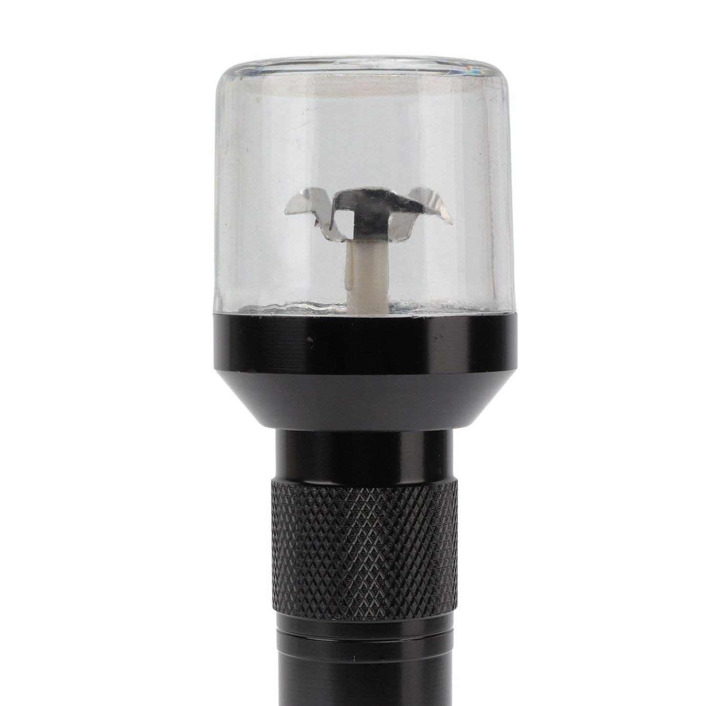Electric Tobacco Herb Grinder Professional Aluminium Alloy Herb Tabacco Crusher for Herbal Medicine Seasoning Black