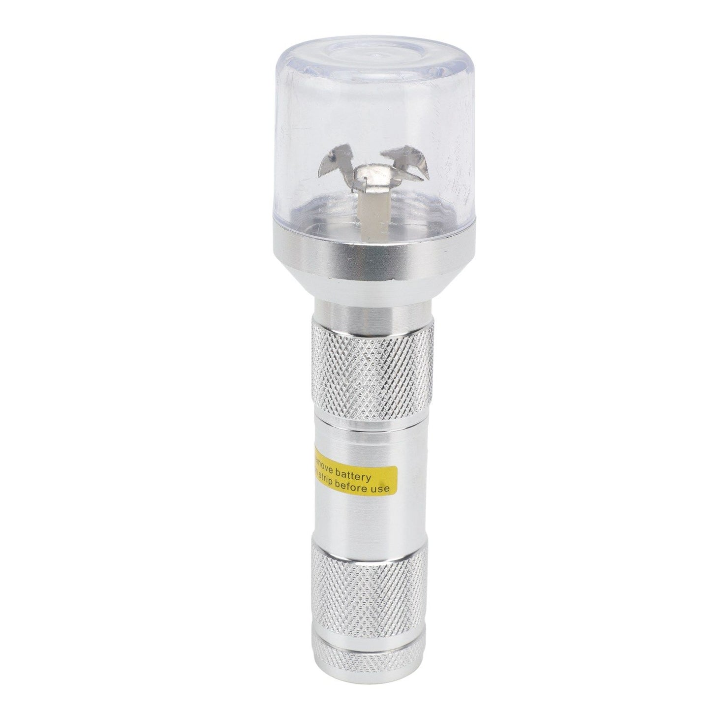 Electric Tobacco Herb Grinder Professional Aluminium Alloy Herb Tabacco Crusher for Herbal Medicine Seasoning Silver