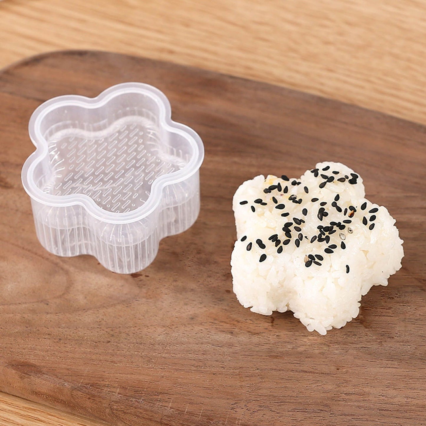 7Pcs Sushi Ball Mold Cartoon Style Food Grade PP Easy Operation Widely Used Sushi Mold for Household Bar DIY
