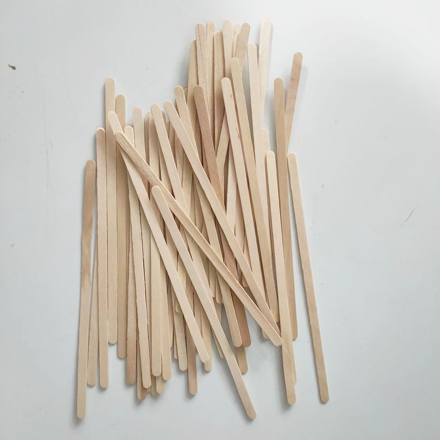1000 Pcs Wooden Ice Cream Stick 14x0.5x0.1cm Craft Sticks for Wax Tongue Depressor