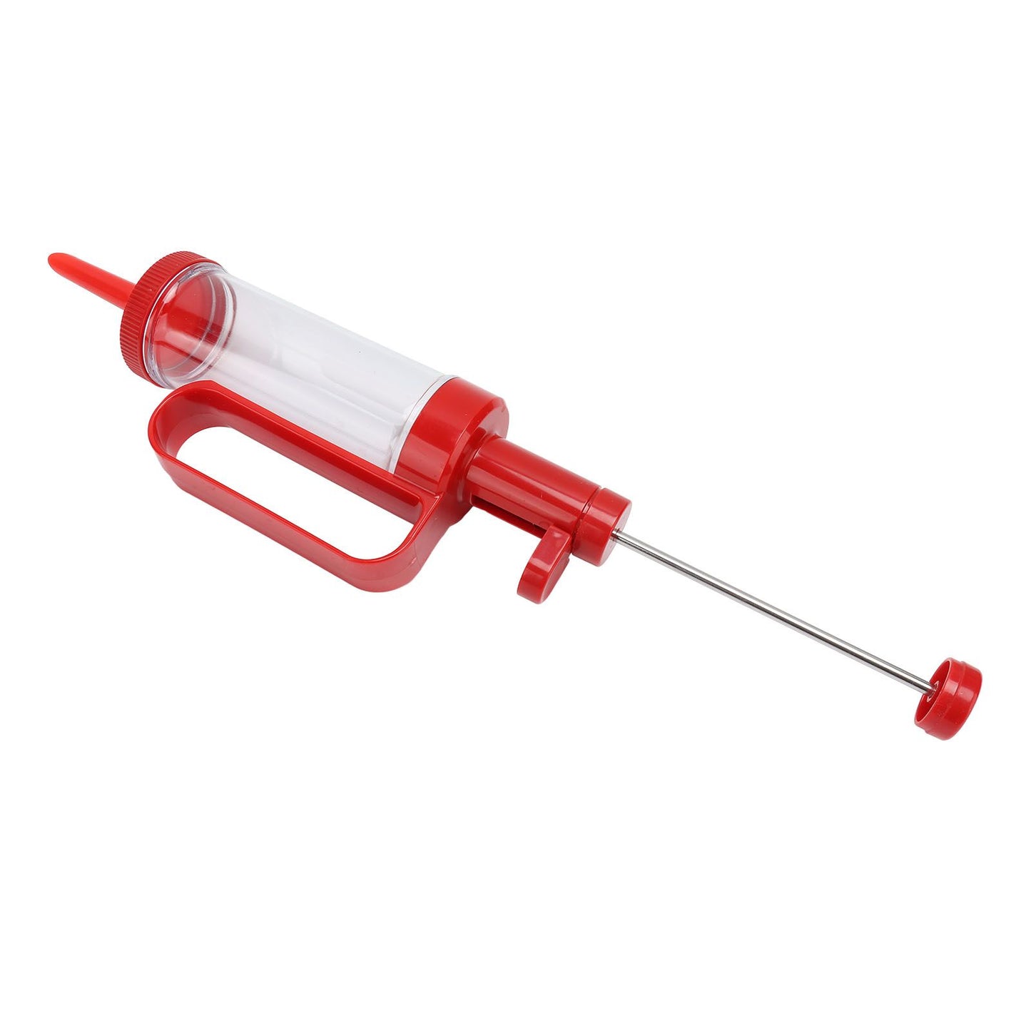 Biscuits Press Gun Kit Transparent Tube Food Grade Odorless Safe Biscuits Maker Press Machine Red