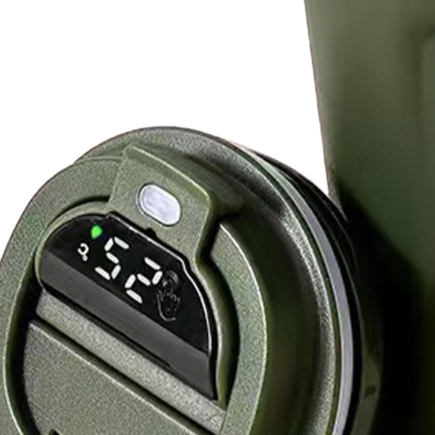 Smart Temperature Display Coffee Cup Portable 304 Stainless Steel Insulation Cup Simple Style Pure Color Generation 2nd Green 510ml