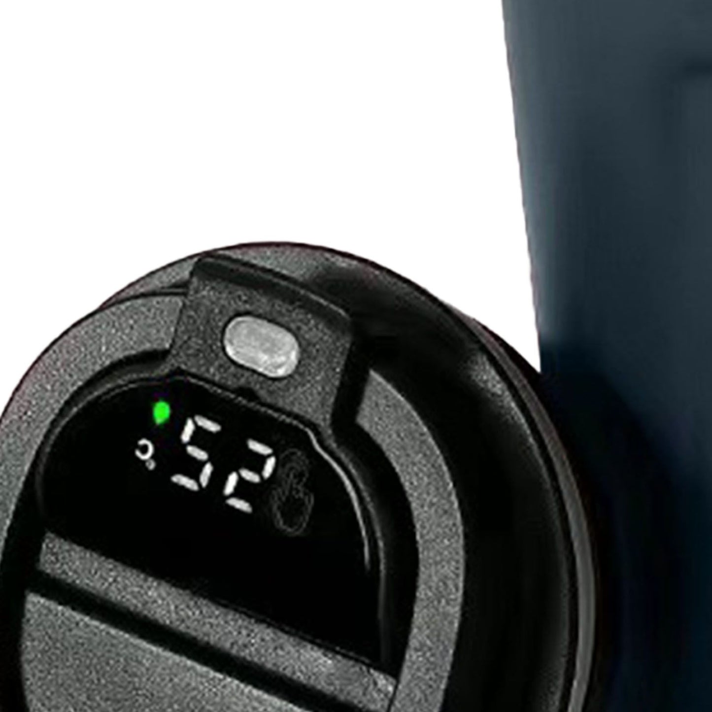 Smart Temperature Display Coffee Cup Portable 304 Stainless Steel Insulation Cup Simple Style Pure Color Generation 2nd Blue 380ml