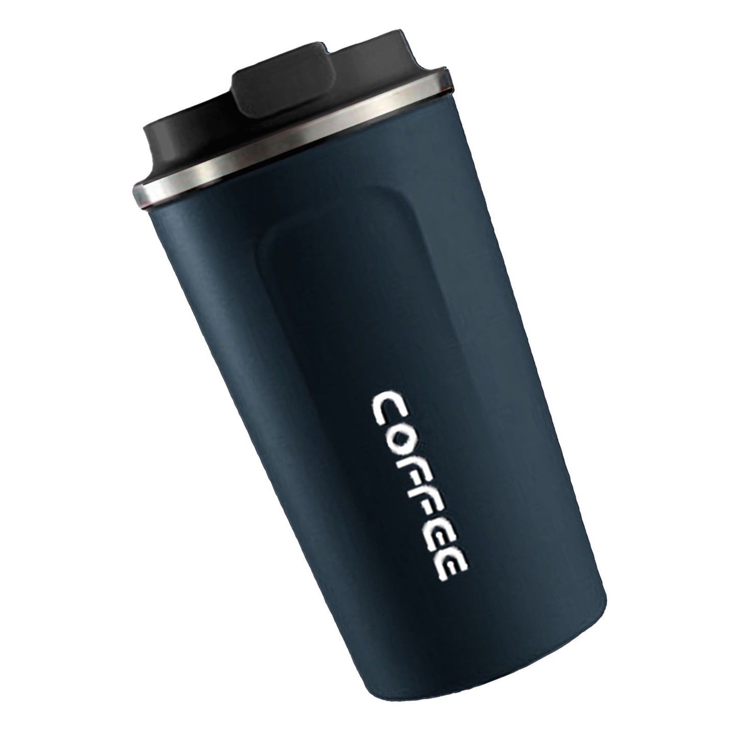 Smart Temperature Display Coffee Cup Portable 304 Stainless Steel Insulation Cup Simple Style Pure Color Generation 2nd Blue 380ml