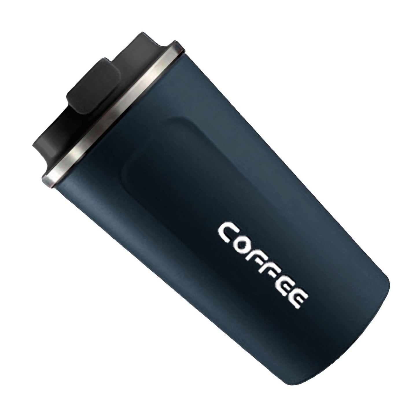 Smart Temperature Display Coffee Cup Portable 304 Stainless Steel Insulation Cup Simple Style Pure Color Generation 2nd Blue 510ml