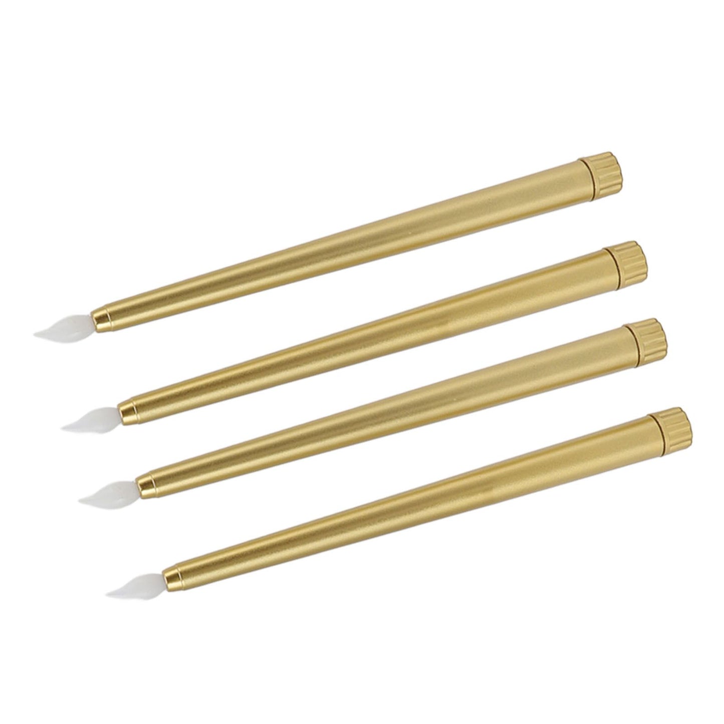4 Pcs LED Candles Smoke Free Flameless Safe Environmentally Friendly Warm Light Electric LED Taper Candle Gold