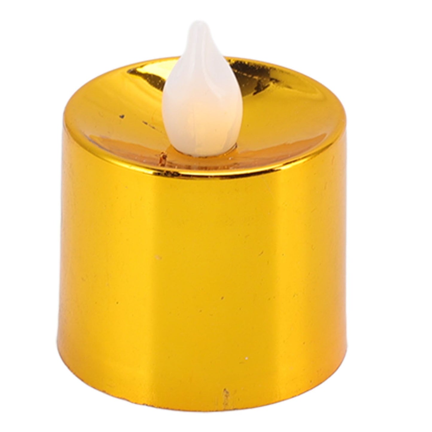 12 Pcs Electrogilding LED Electronic Candle Lamp for Christmas Wedding Birthday Party Home Decor Golden