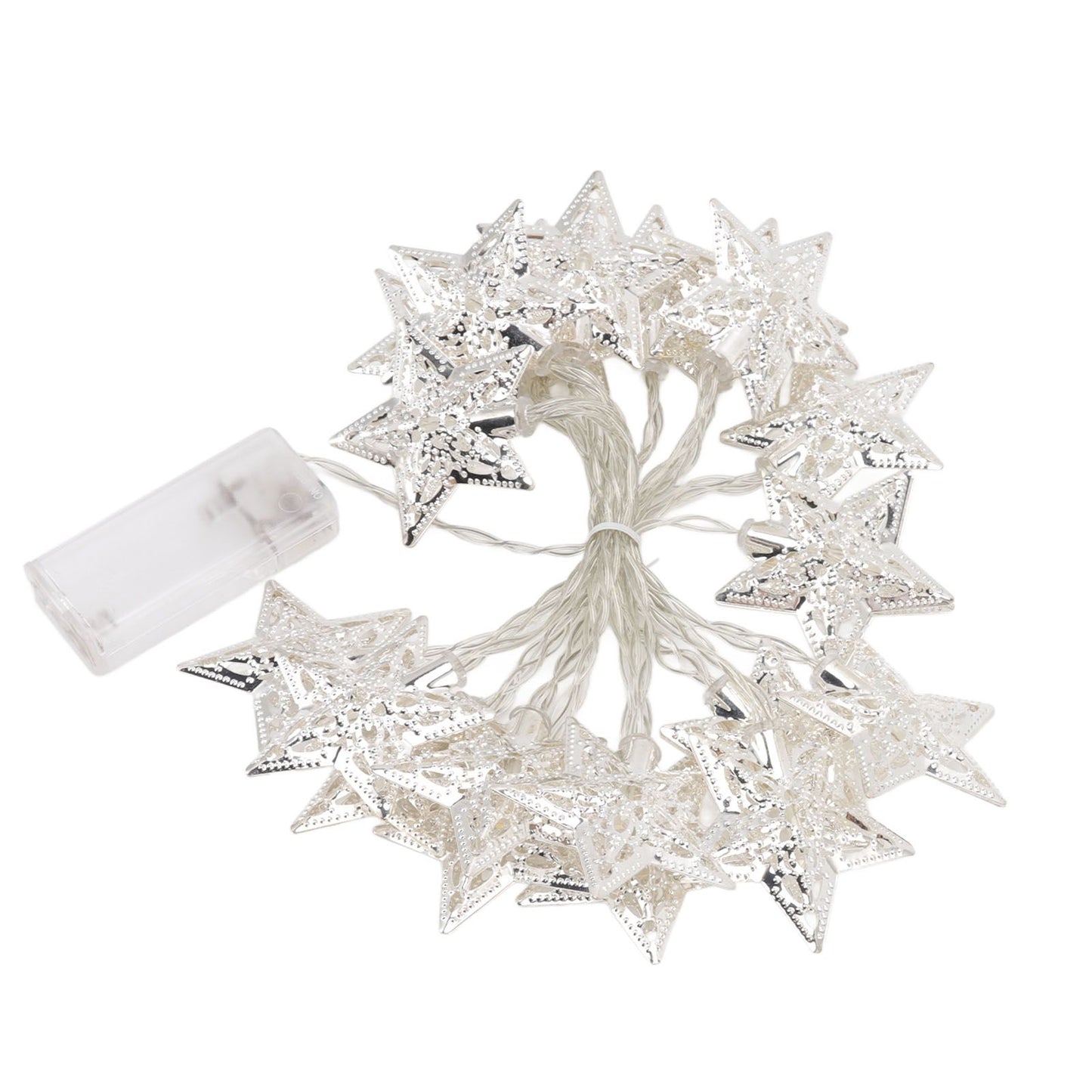 Star String Lights 20LEDs 3 Meters Star Fairy String Lights for Bedroom Christmas Garden Decoration Warm Light