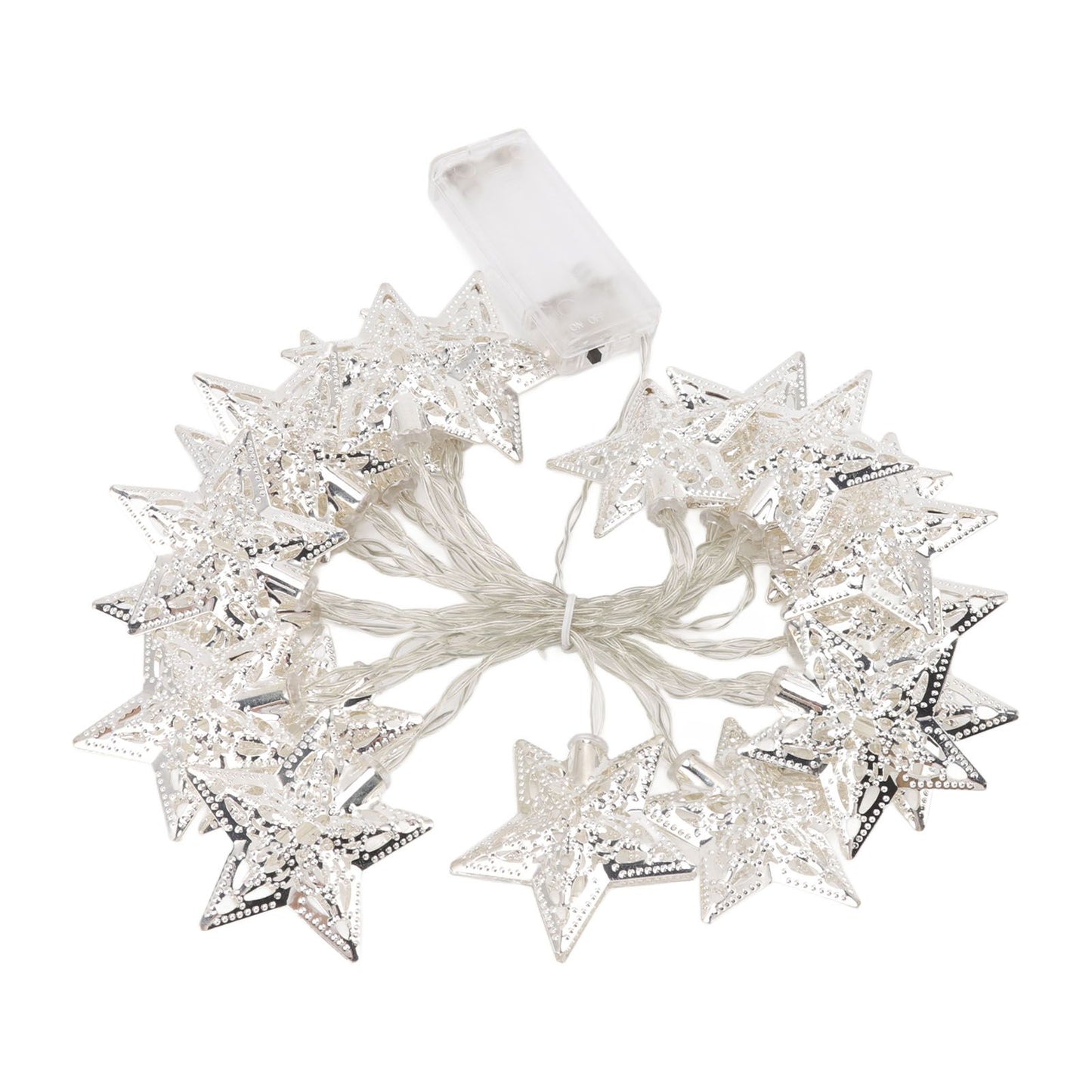 Star String Lights 20LEDs 3 Meters Star Fairy String Lights for Bedroom Christmas Garden Decoration Warm Light