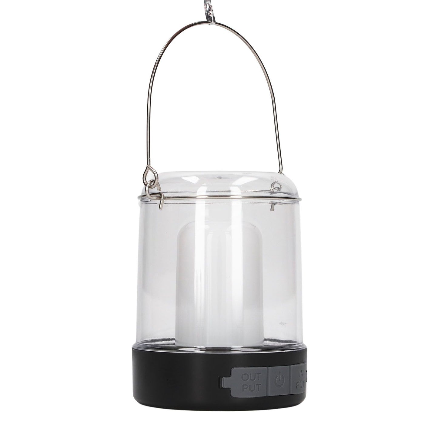 LED Camping Lantern 3 Modes 360° Luminous Rechargeable Waterproof Portable Camping Lights with Hook for Outdoor Garden