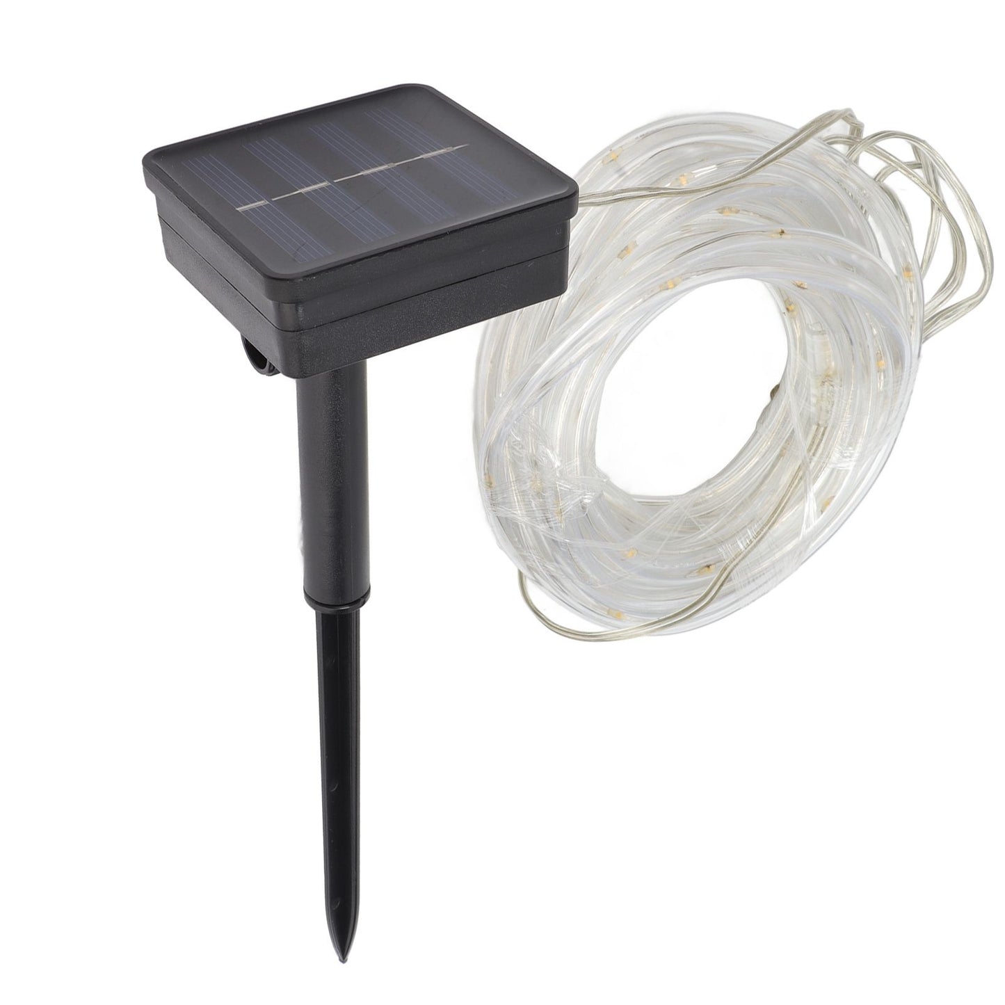 Solar Rope String Lights Waterproof High Brightness LED Solar String Lights for Garden Balcony Christmas Decoration Warm Light