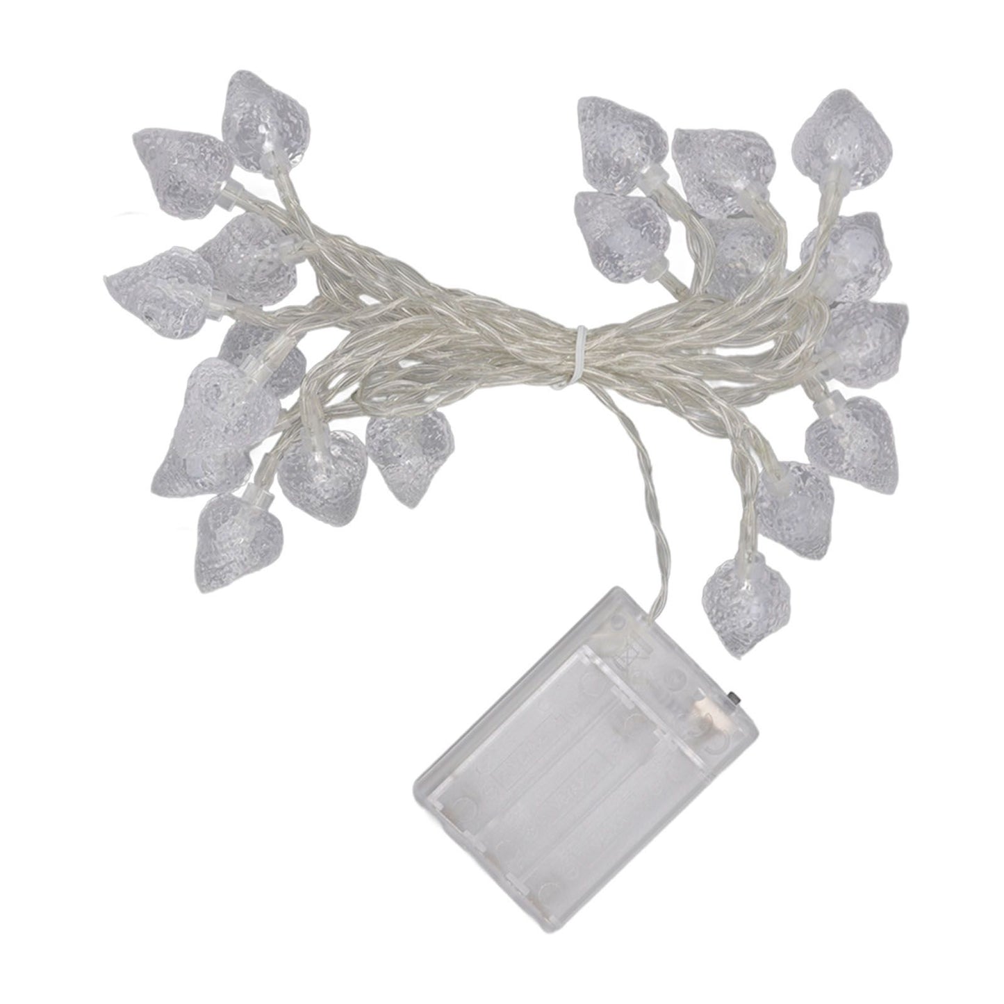 20 LEDs Christmas Lights Outdoor Strawberry Fairy String Lights Battery Powered Festival Decor Light String for Home Room