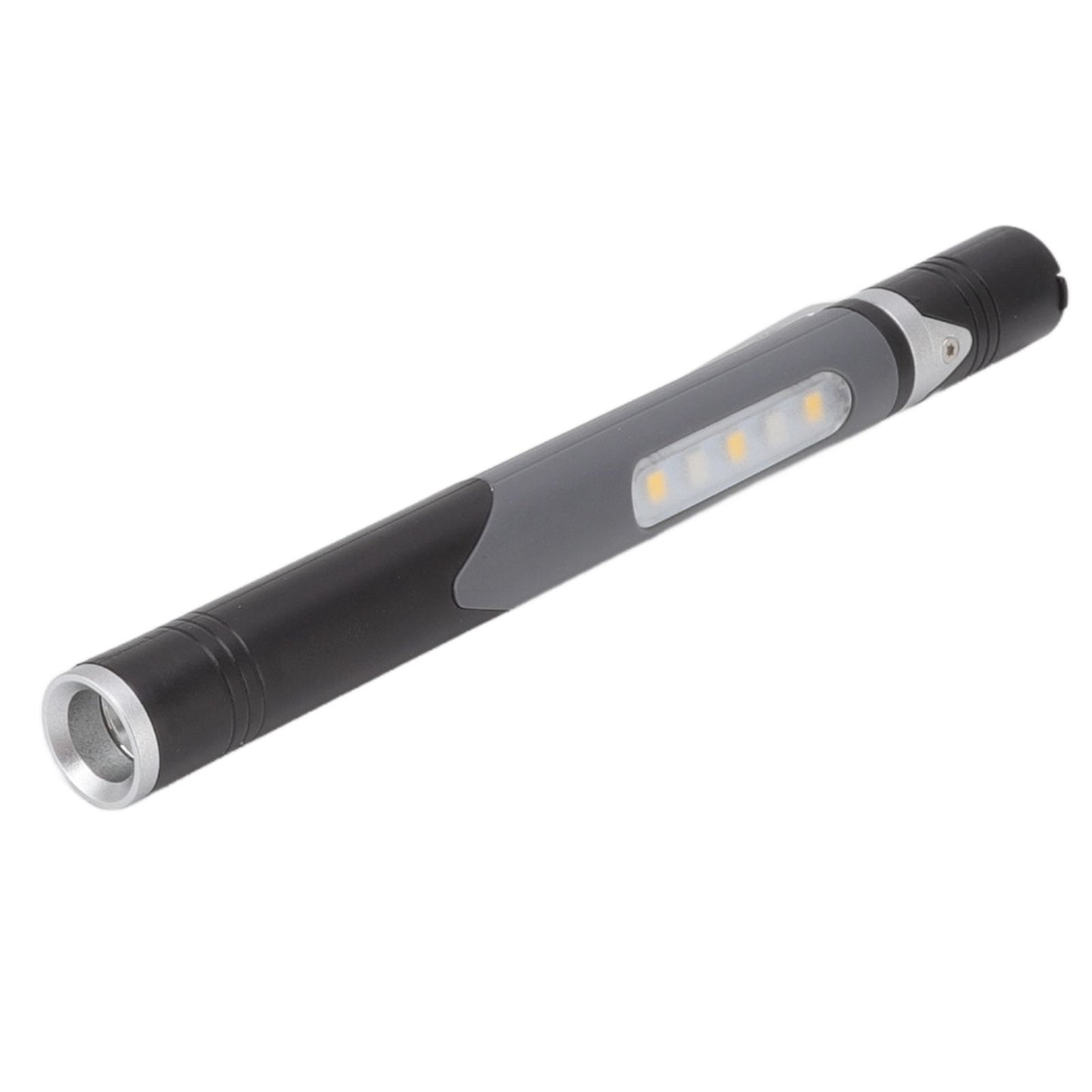 Pen Flashlight USB Charge 3 Light Sources LED Chip Clip Design Widely Used Pen Light Flashlight for Repair Hospital Black