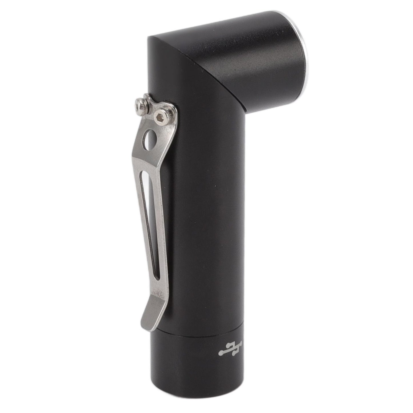 Mini Flashlight 90 Degree Tiltable Head LED Flashlight Magnetic Rechargeable LED Torch