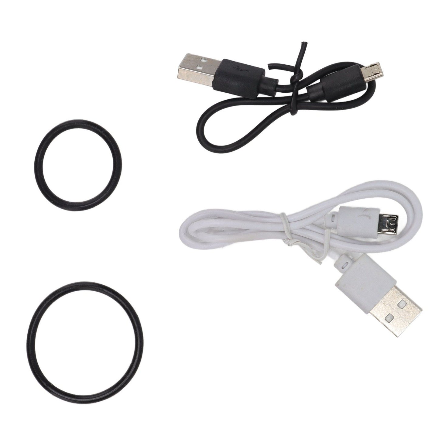 LED Cycling Light Kit Bike Front and Tail Lamps with Battery USB Charging Outdoor Riding Lamp Set