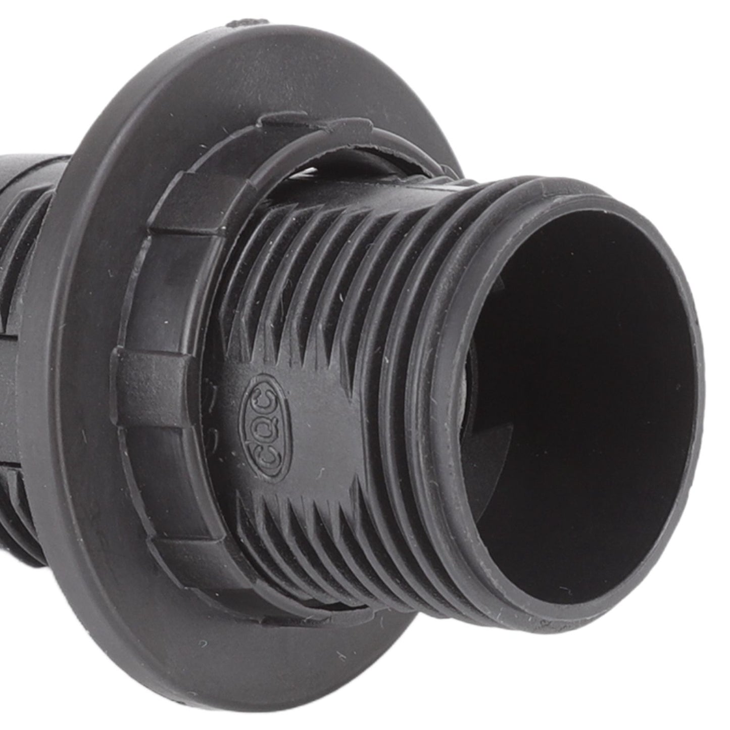 10PCS E14 Lamp Holder ABS with Sleeve High Temperature Resistant Light Socket Base for Home Black