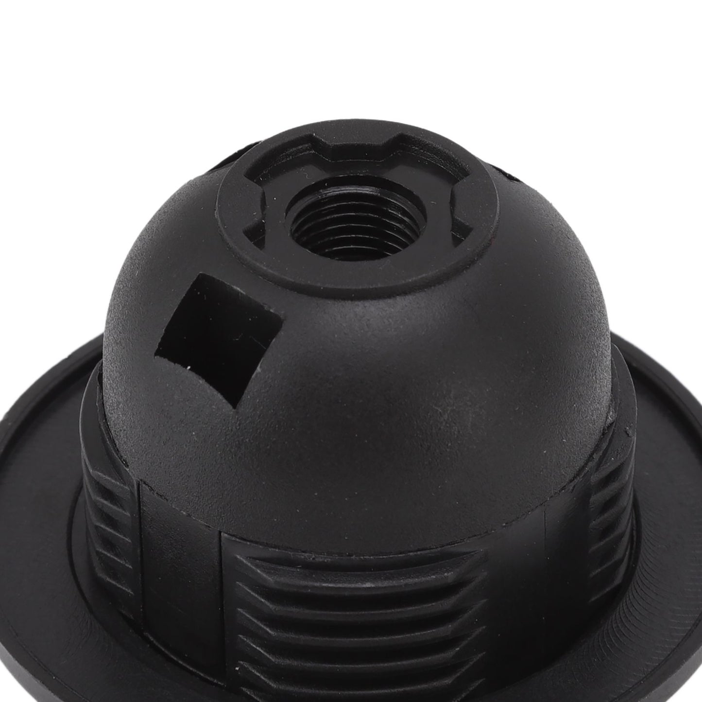 10Pcs E27 Light Base Socket Copper Core High Temperature Resistance E27 Light Holder Base with Lamp Sleeve for DIY Black
