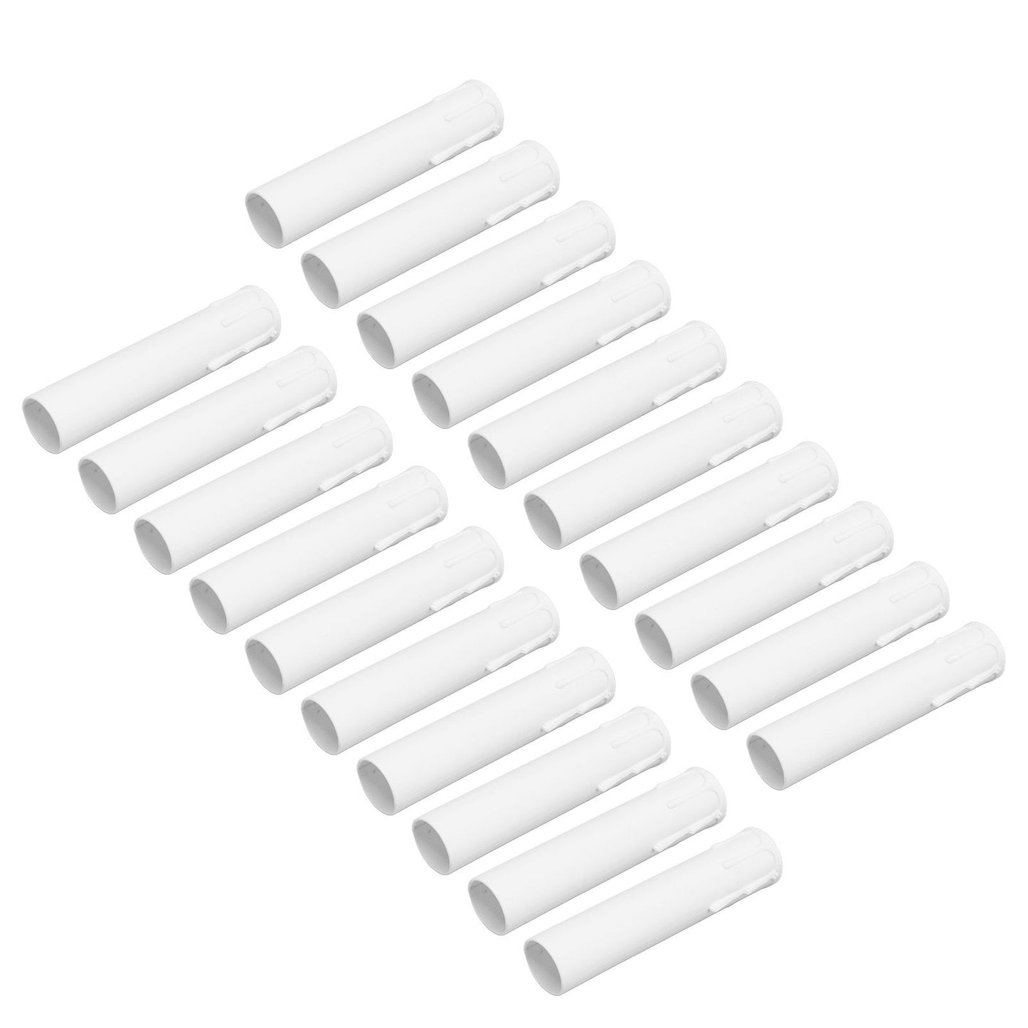 20pcs 4 Inch Candle Covers Sleeves Simulation Wax Drop E12 Candle Light Socket Covers for Chandelier
