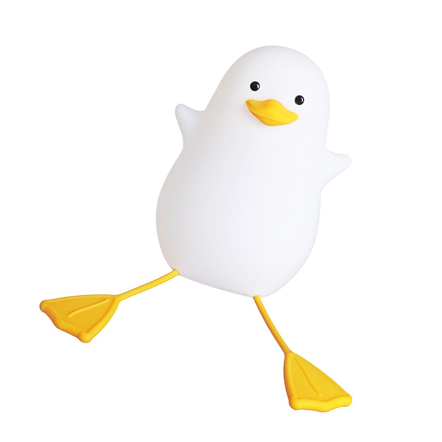 LED Night Light Cute Exquisite Touch Control USB Charging Night Light with Mobile Phone Holder Duck Night Lamp