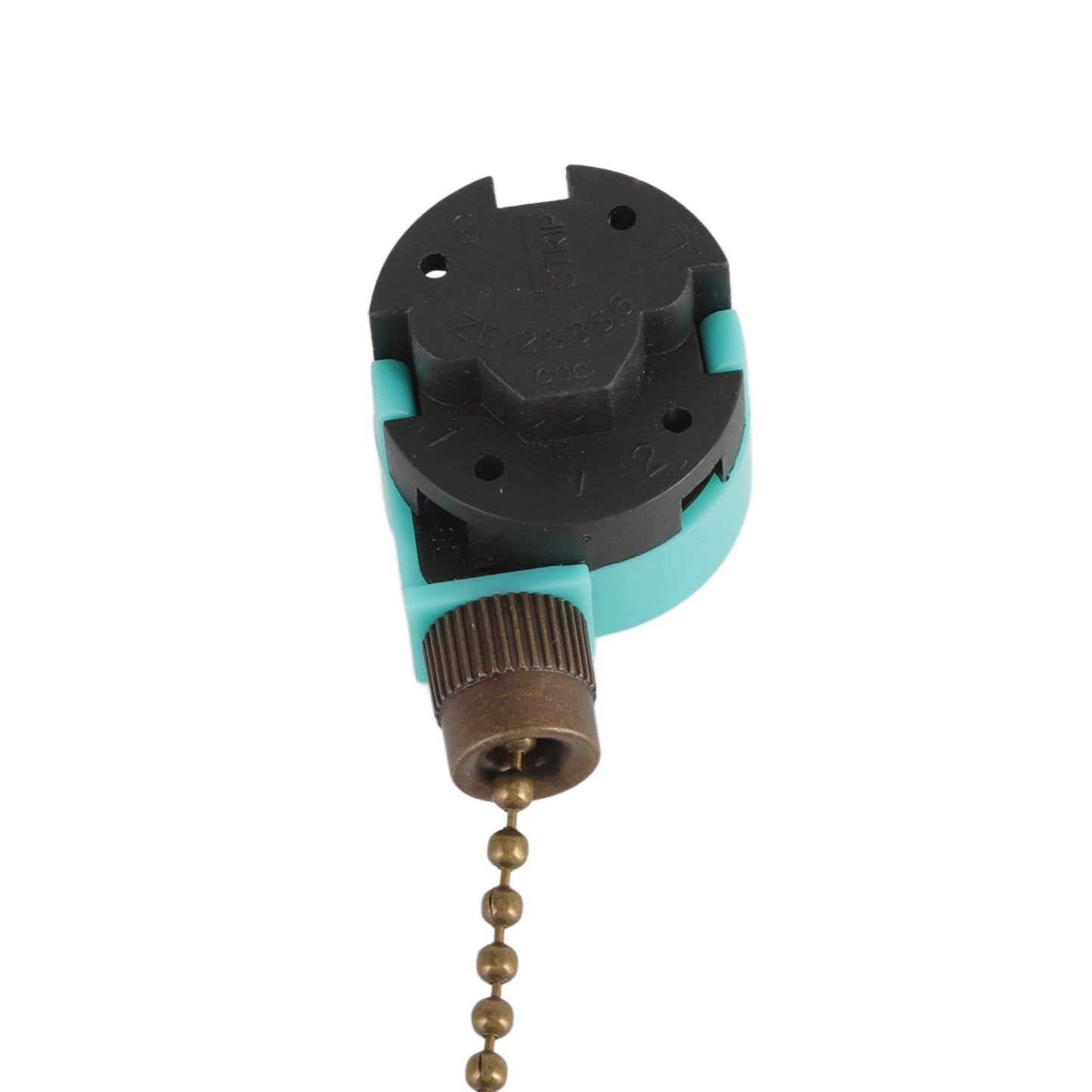 3Pcs Ceiling Light Pull Chain Switch 3 Speed 4 Wire Ceiling Fan Lamp Switch for Ceiling Lamp Fan Lamp Wall Lamp Bronze