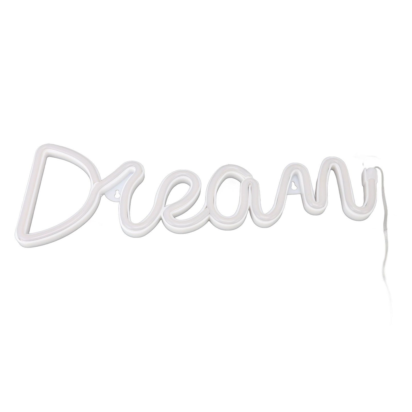 LED Neon Light Dream Battery USB Operated Neon Wall Light for Bedroom Living Room Bar Party Christmas Wedding