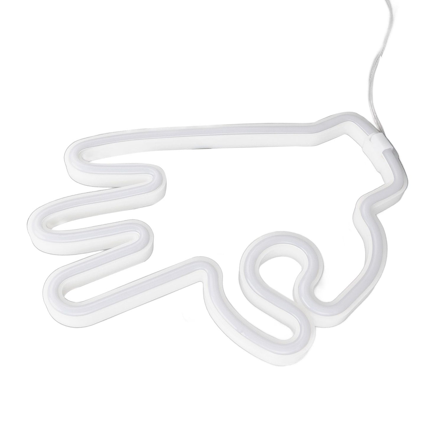 Hand Finger Neon Light OK Shaped LED Neon Sign Battery USB and Battery Powered Wall Decor Light for Home Bedroom